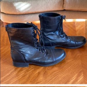 Steve Madden Black Combat Boots!